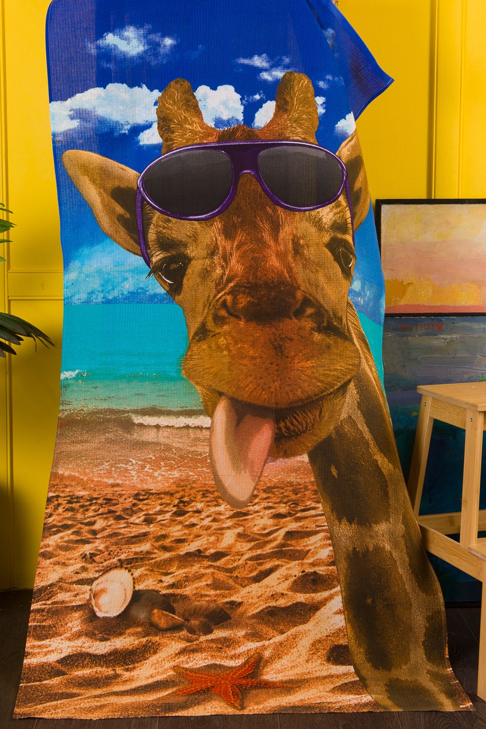 Полотенце Жираф - бежевый