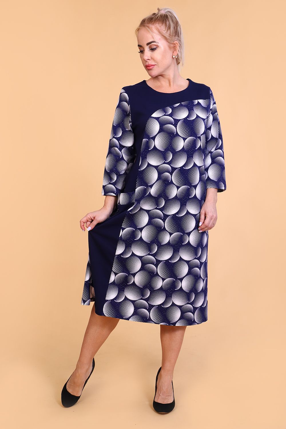 Туника 55007 - темно-синий