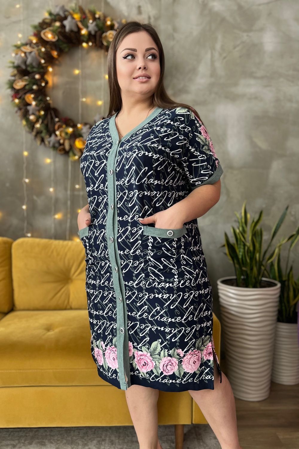 Халат 9108 - олива