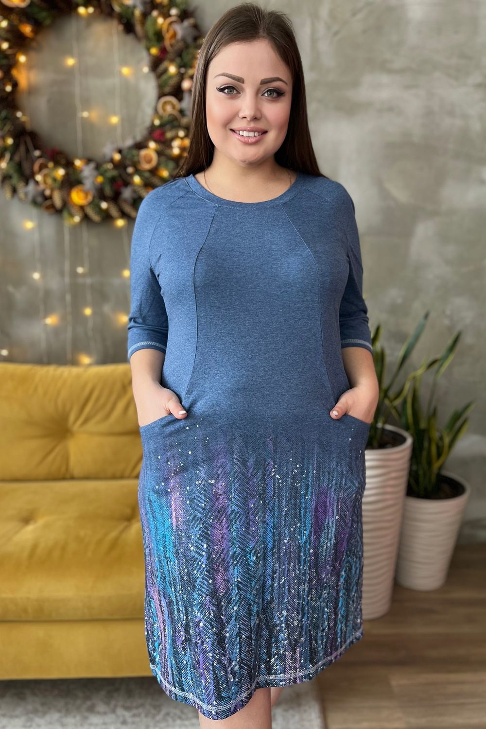 Туника 8196 - индиго