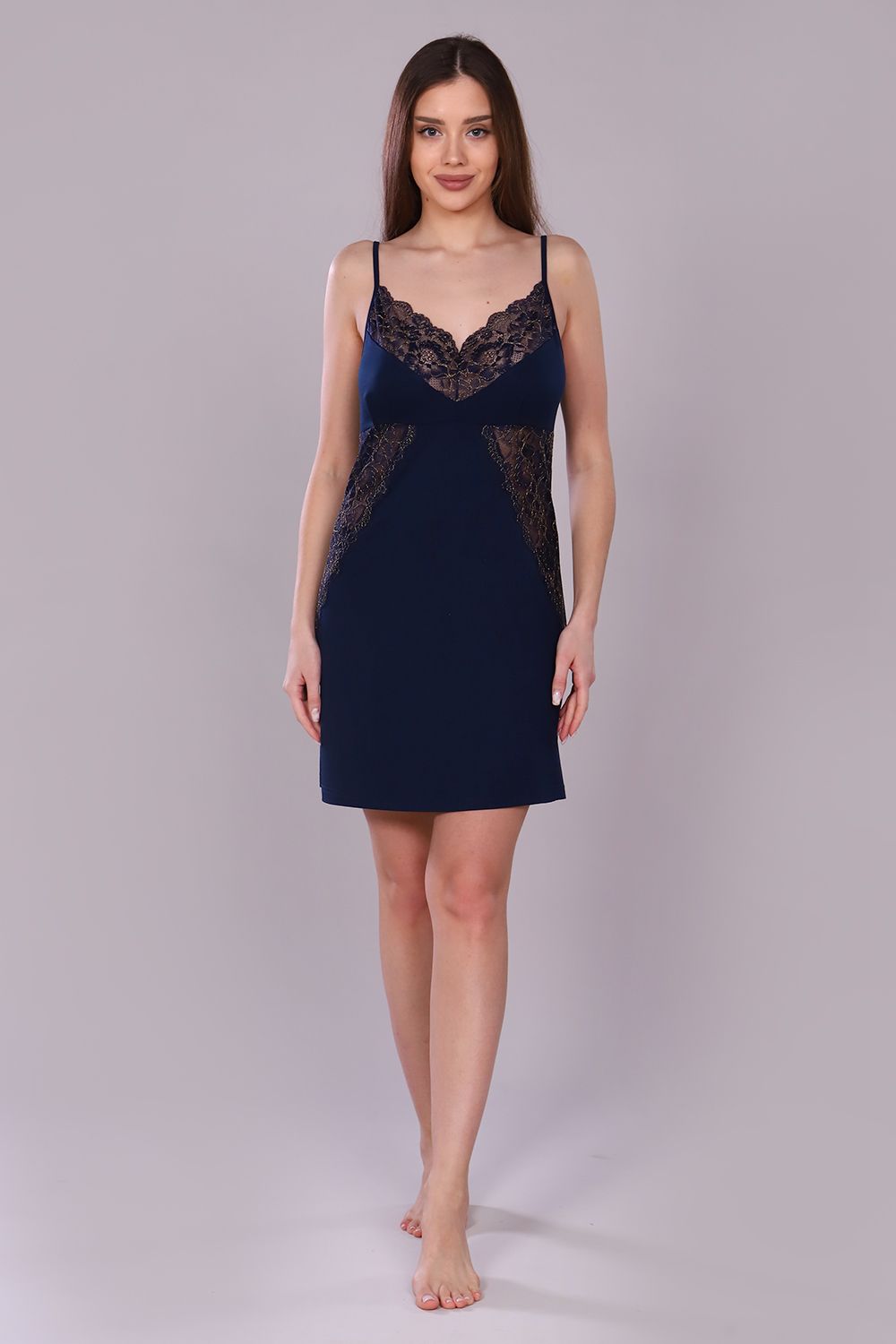 Сорочка 42107 - темно-синий