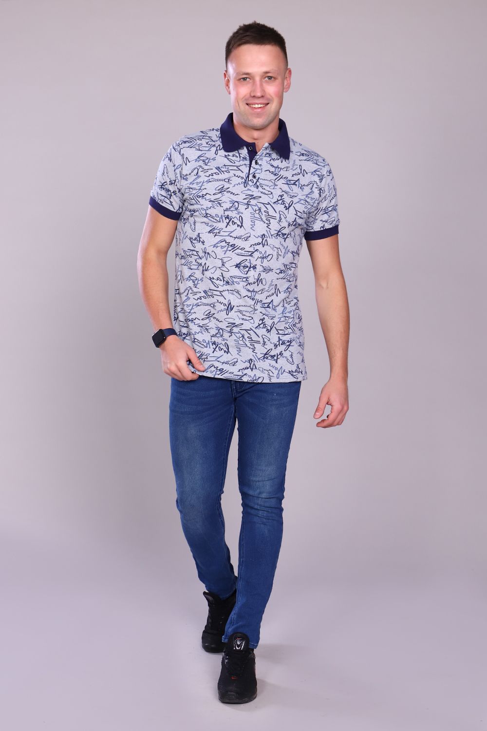 Футболка 6786 - серый