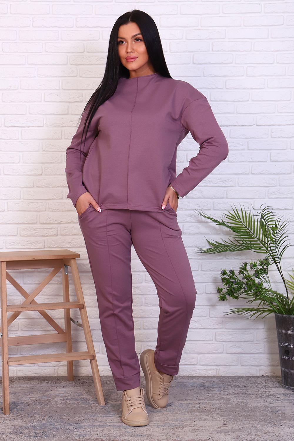 Костюм 17571 - черничный