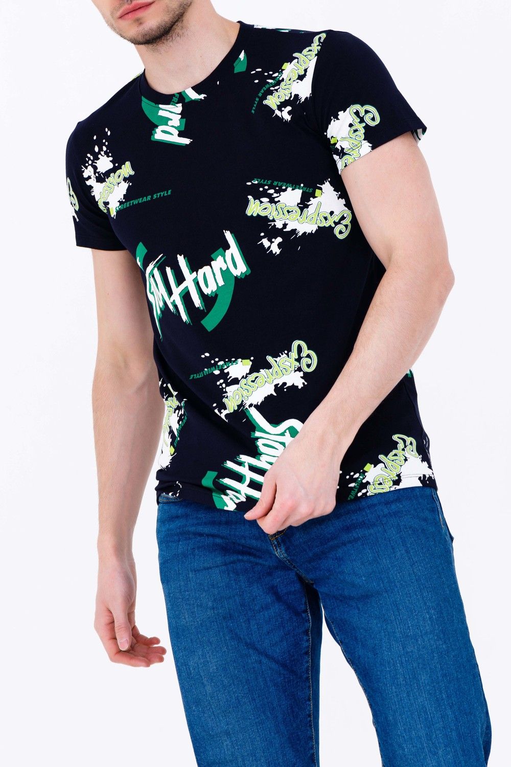 Футболка 11189 - темно-синий