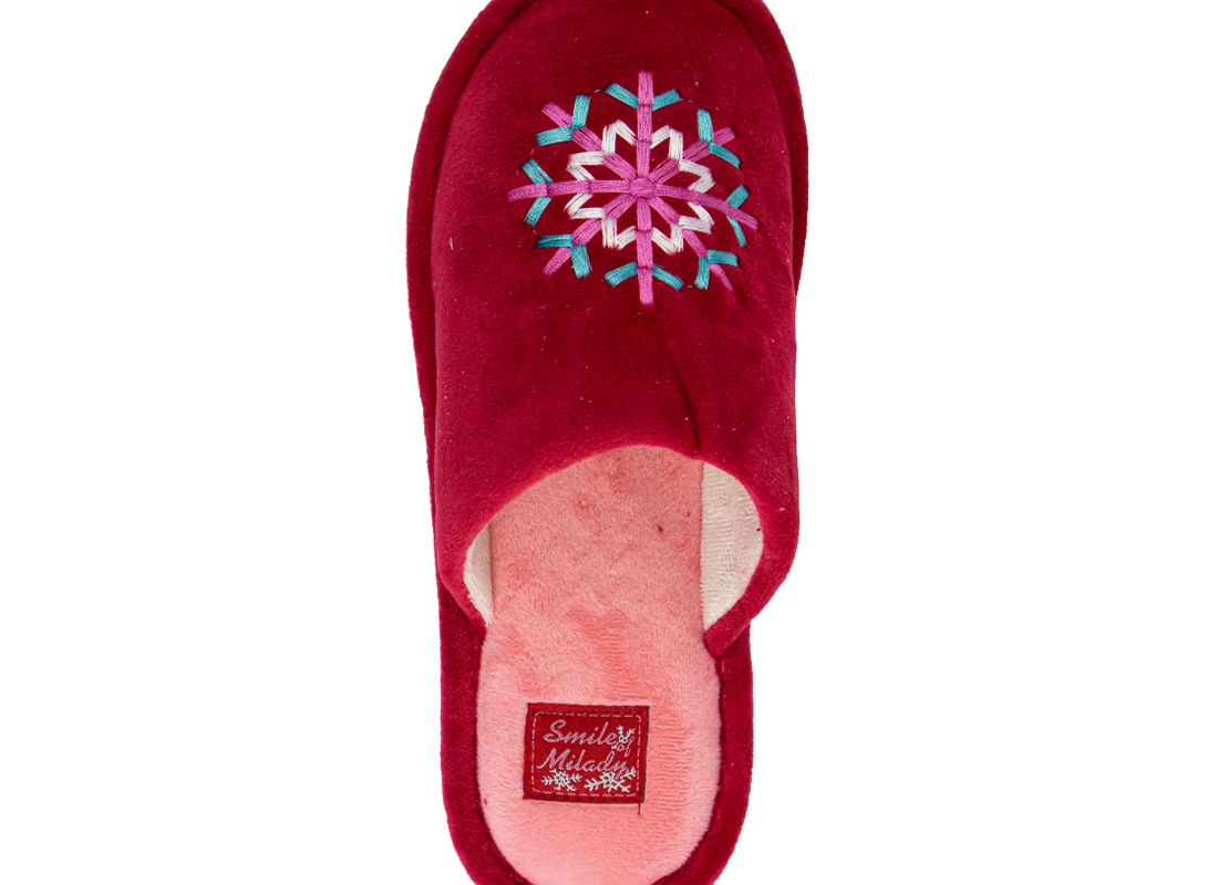 Туфли комнат. жен. А-82-088-08 зак. - красный