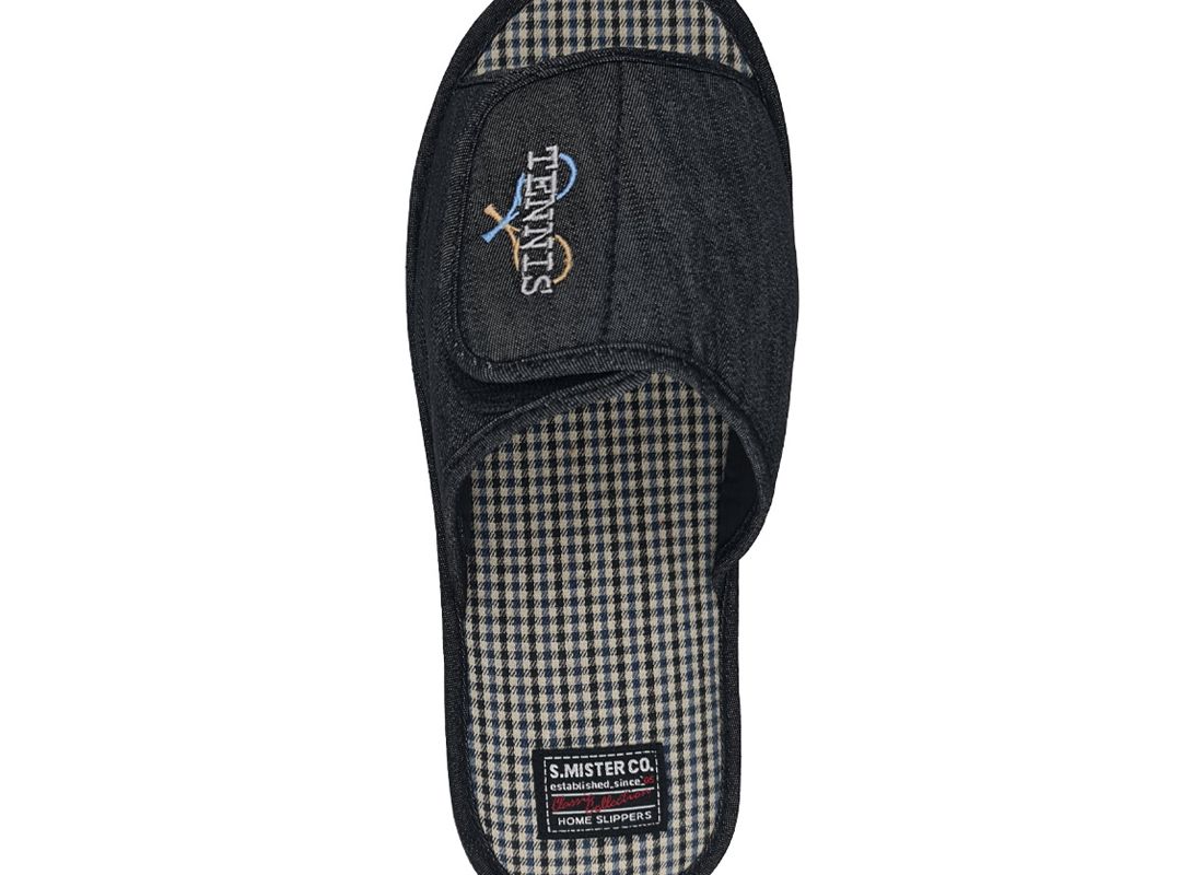 Туфли комнат. муж. А81-165-01 отк. - черный