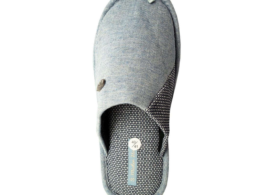 Туфли комнат. муж. А71-003-03 зак. - синий