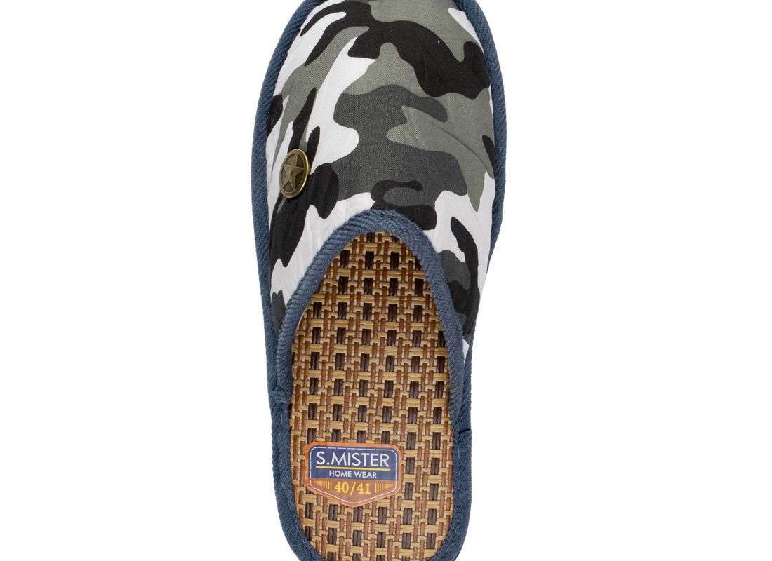 Туфли комнат. муж. А-56-027-12 зак. - серый