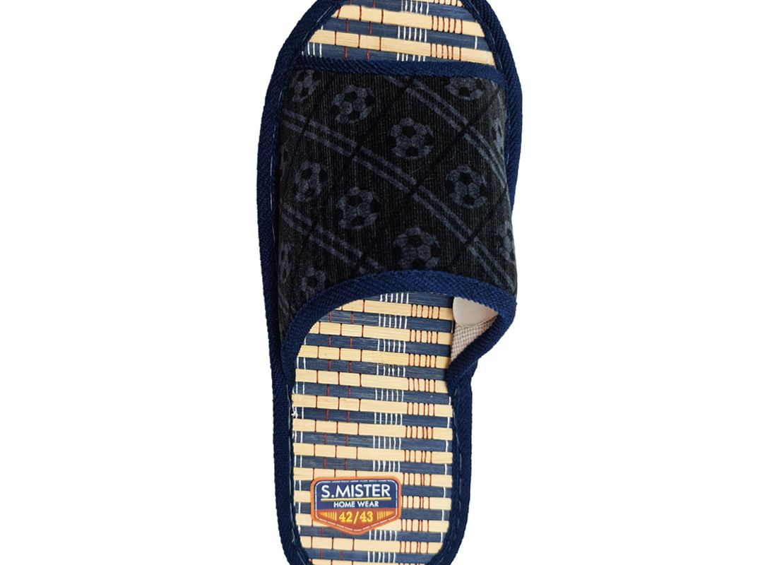 Туфли комнат. муж. А-56 В22-051-1-02 отк. - темно-синий