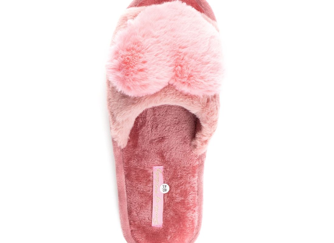Туфли комнат. жен. 352-186-07.07 отк. - розовый