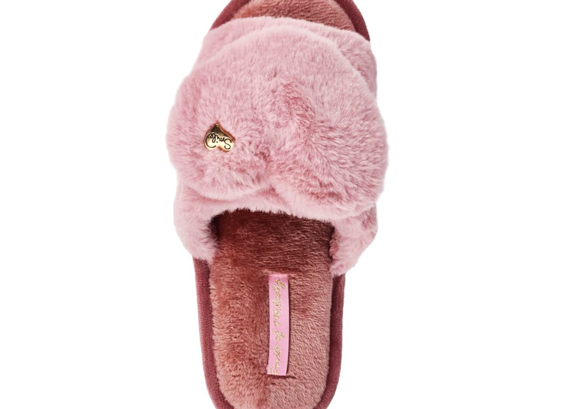 Туфли комнат. жен. 352-133-07 отк. - розовый