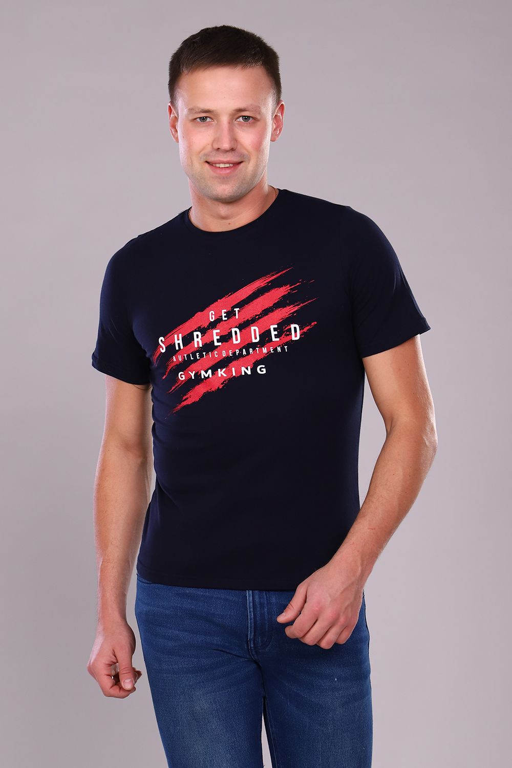 Футболка 35128 - синий