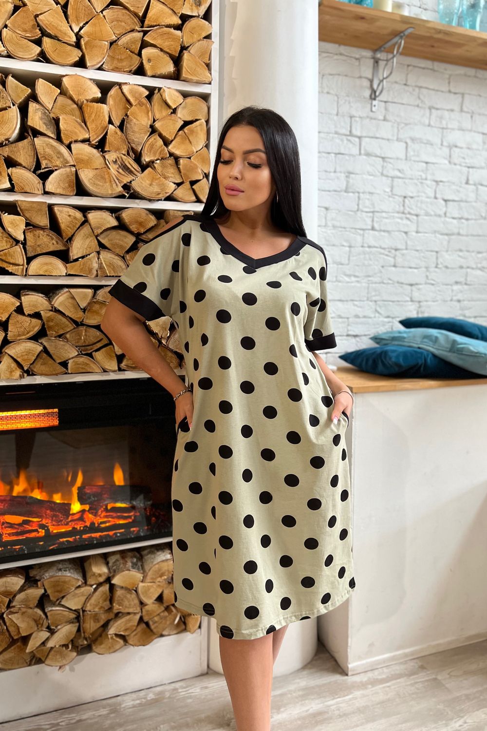 Платье 7287 - зеленый