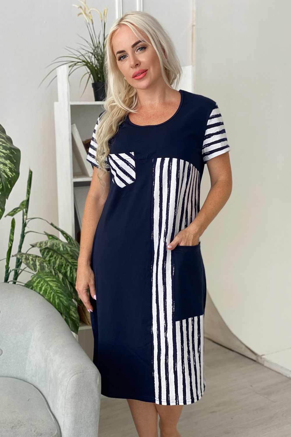 Платье 7278 - синий