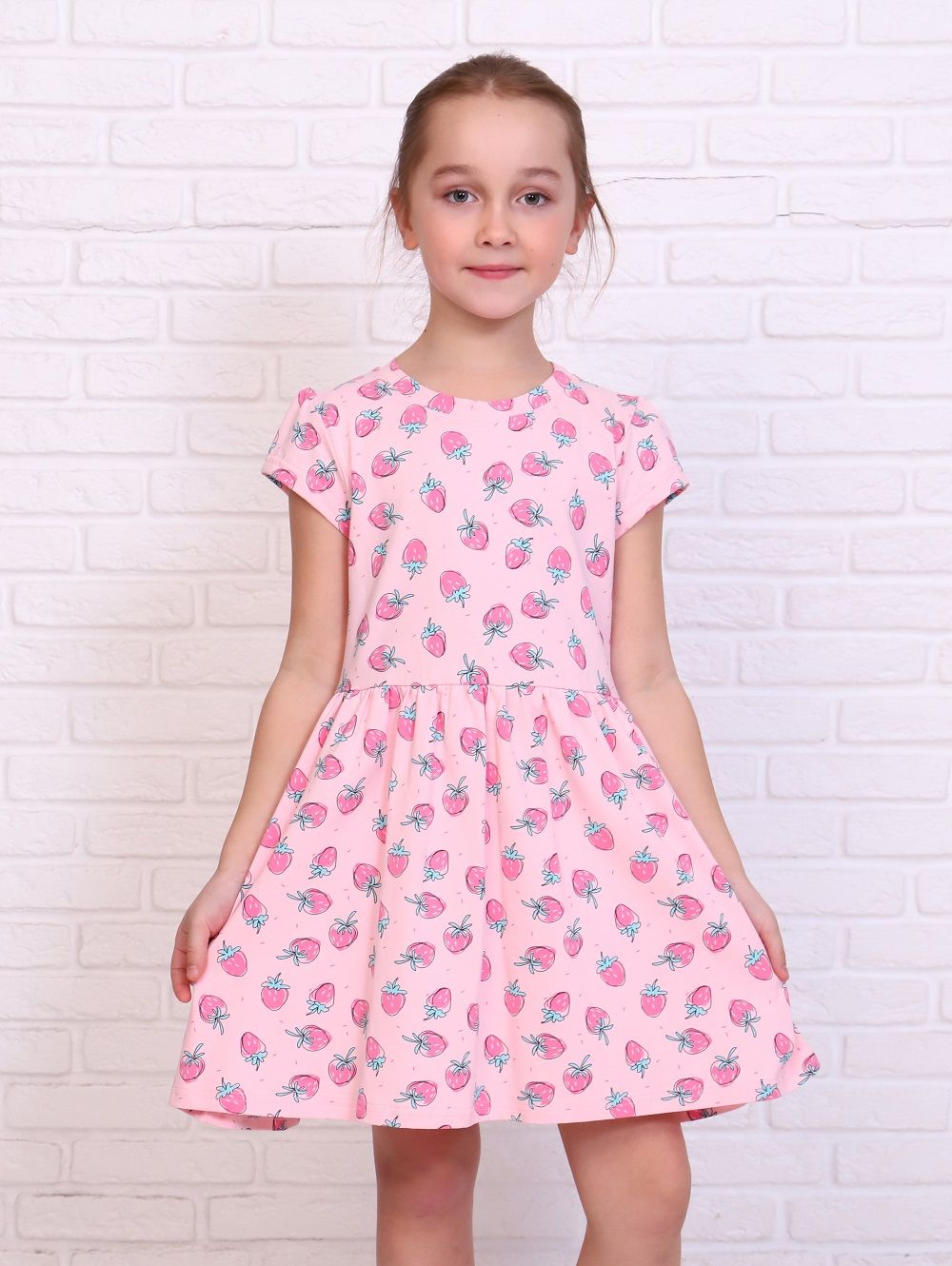 Платье Виктория детское - розовый