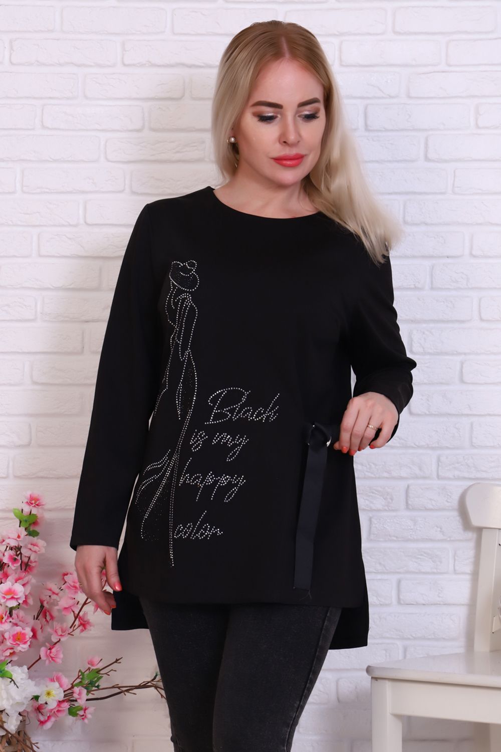 Туника 31628 - черный