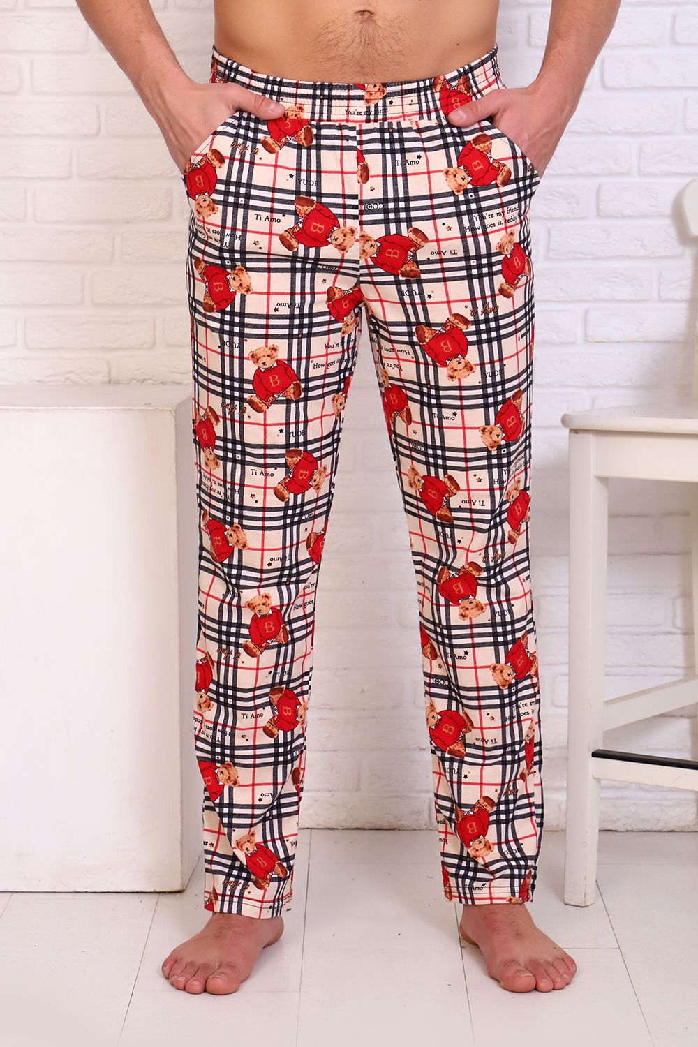 Брюки 11671 - клетка