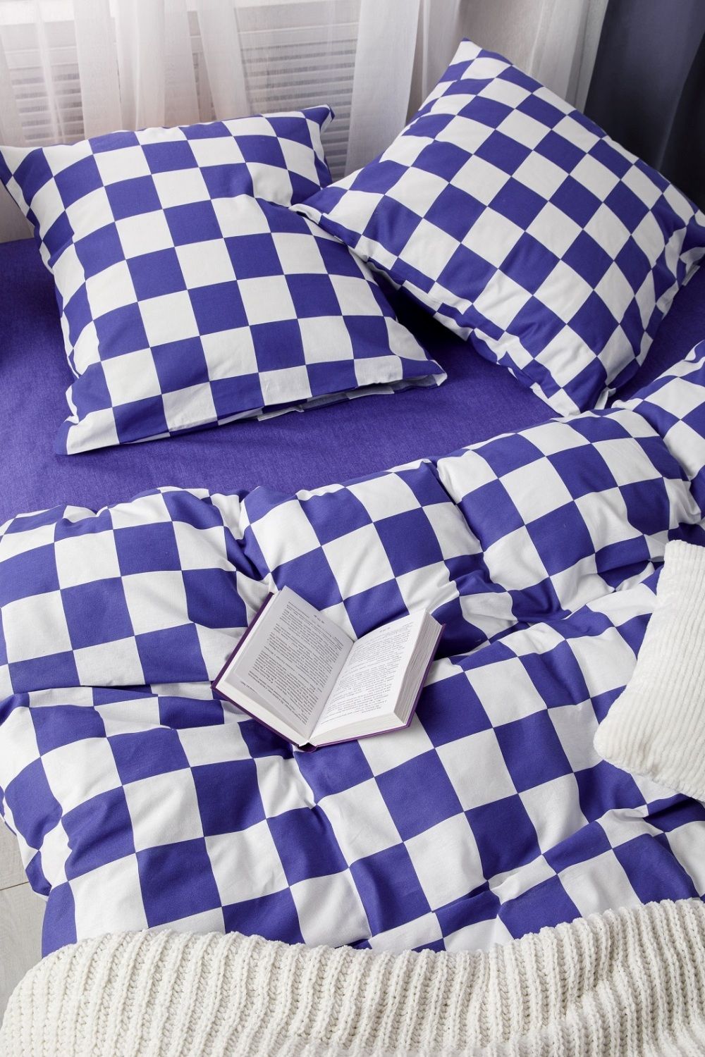 КПБ Харли бязь - синий