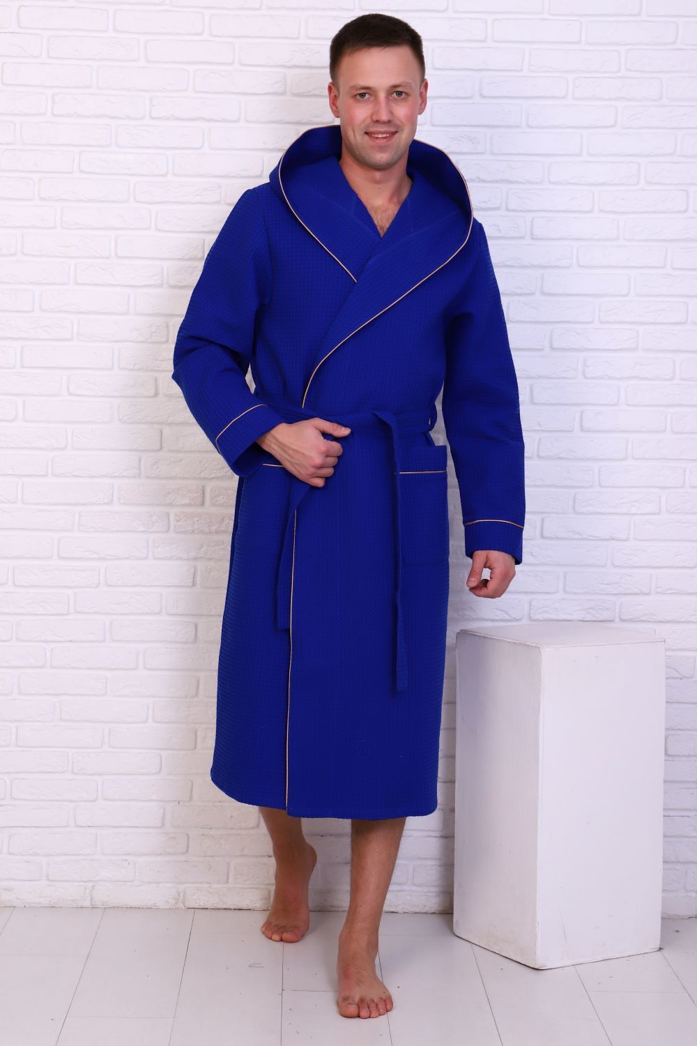 Халат домашний Чемпион ВЧ-242 - васильковый