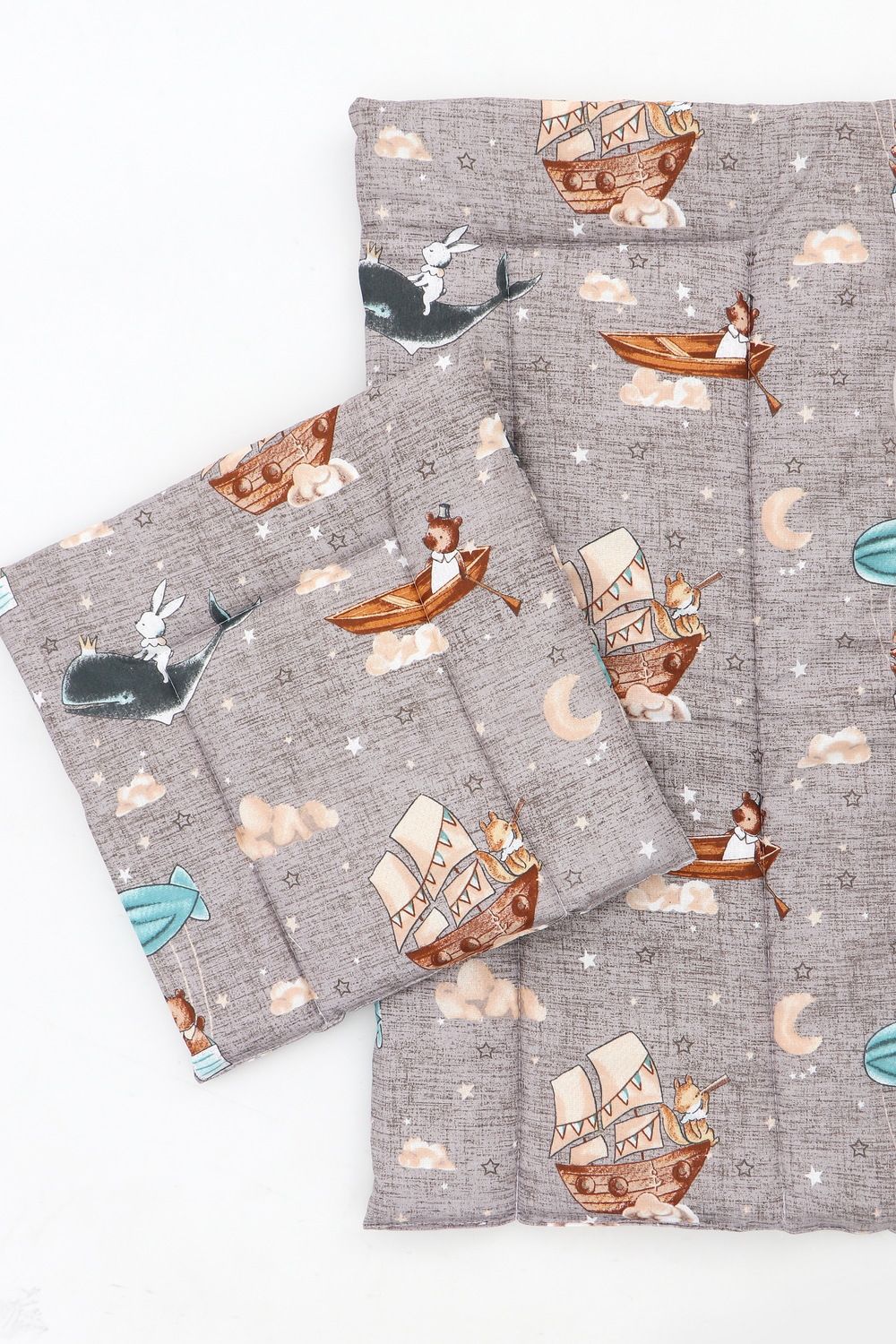 Набор в коляску арт. КОЛ-2П/фантазеры - серый