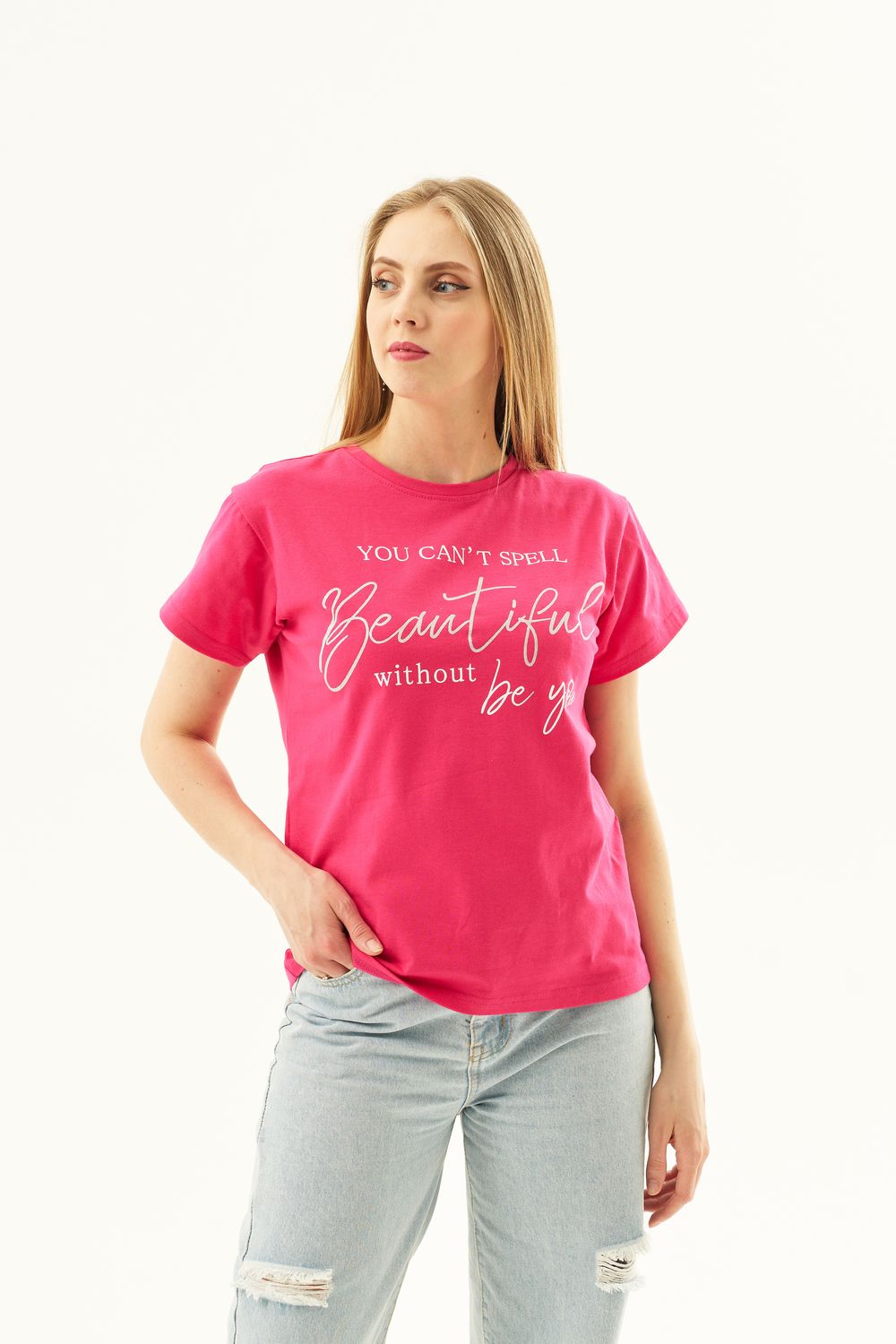 Футболка Эстель - фуксия