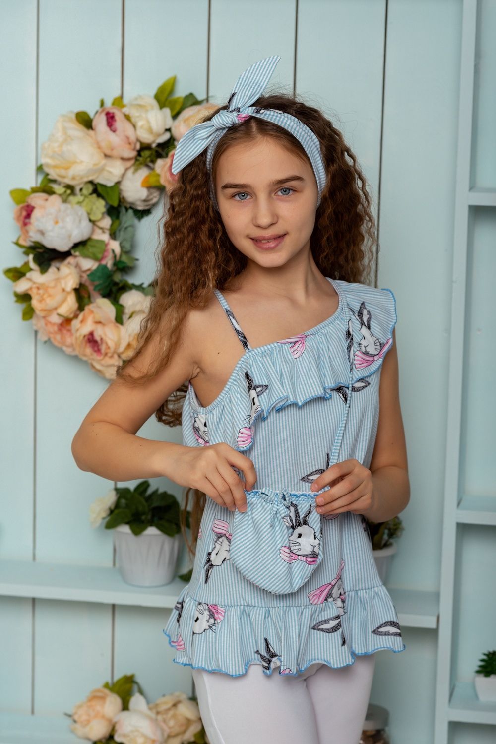 Майка 5115 детская - голубой