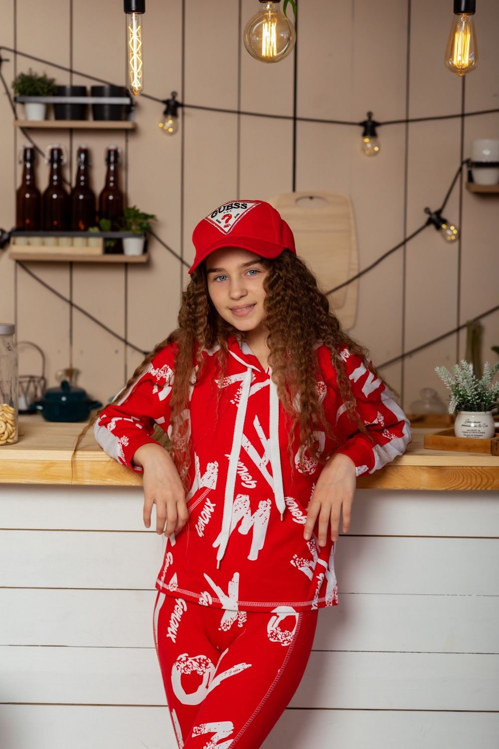 Толстовка 8230 детская - красный