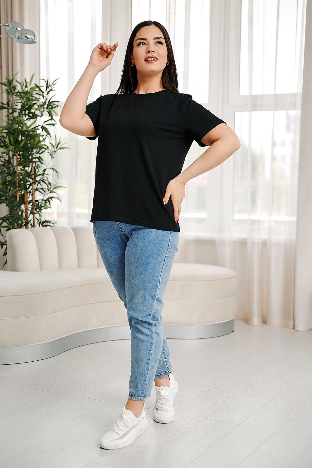 Футболка 47058 - черный