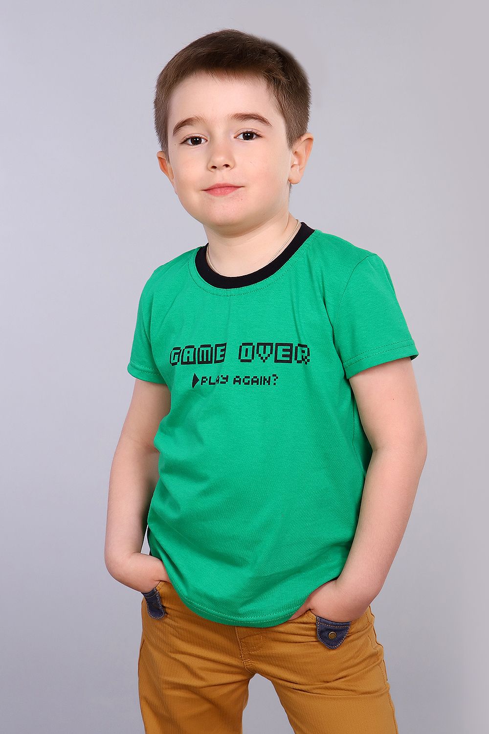 Футболка 15308 - зеленый