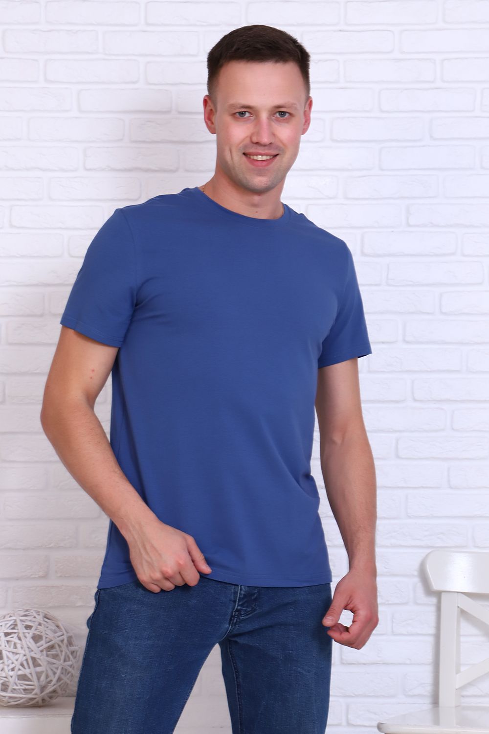 Футболка 32035 - индиго