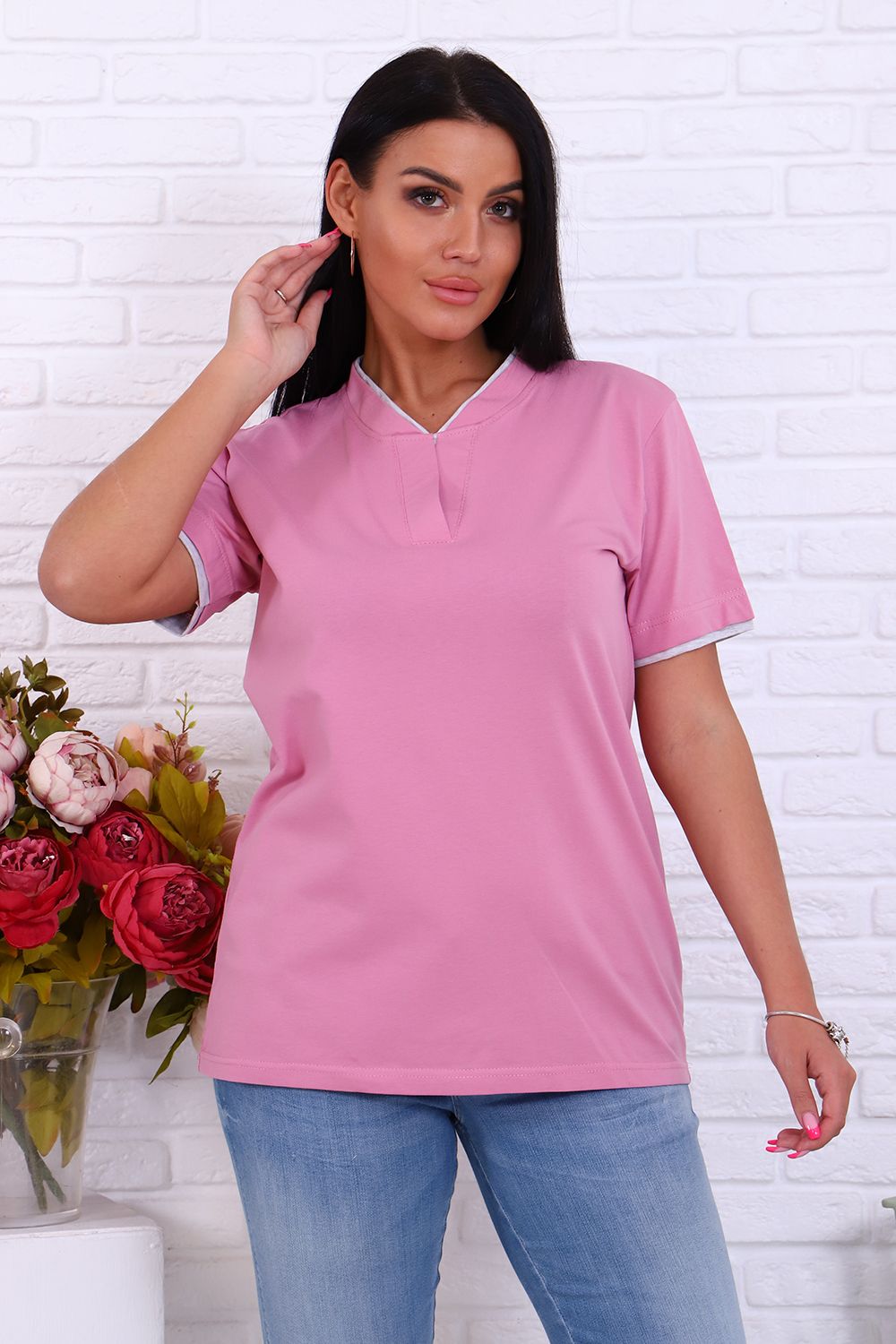 Футболка 6750 - лиловый