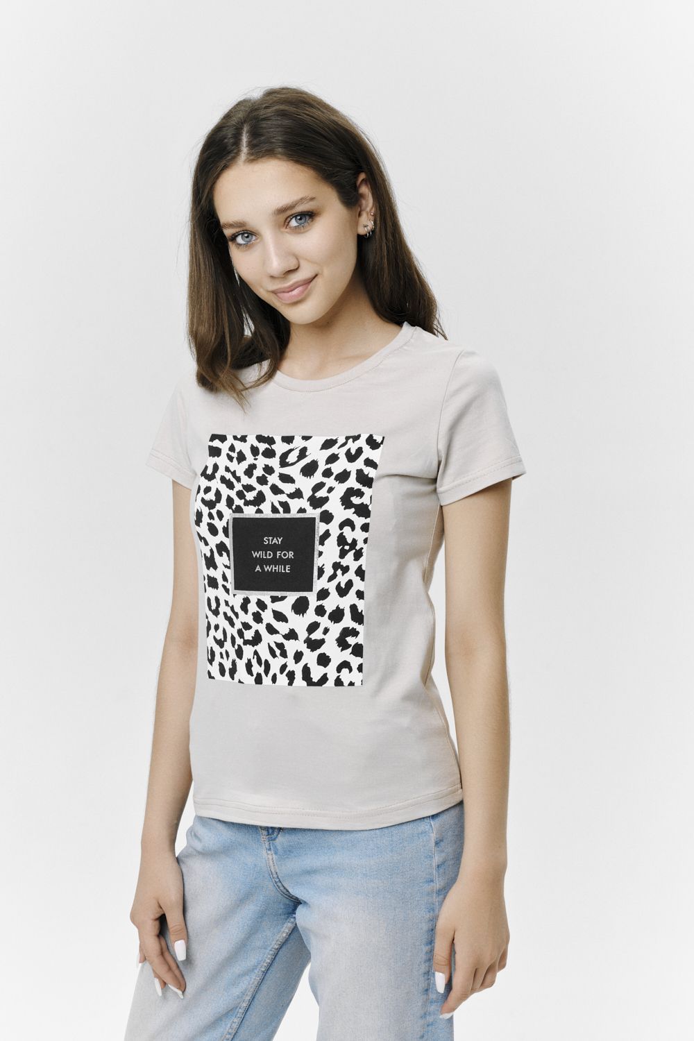 Футболка 8267 - бежевый