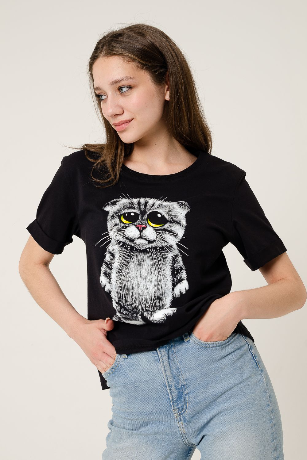 Футболка 8255 - черный