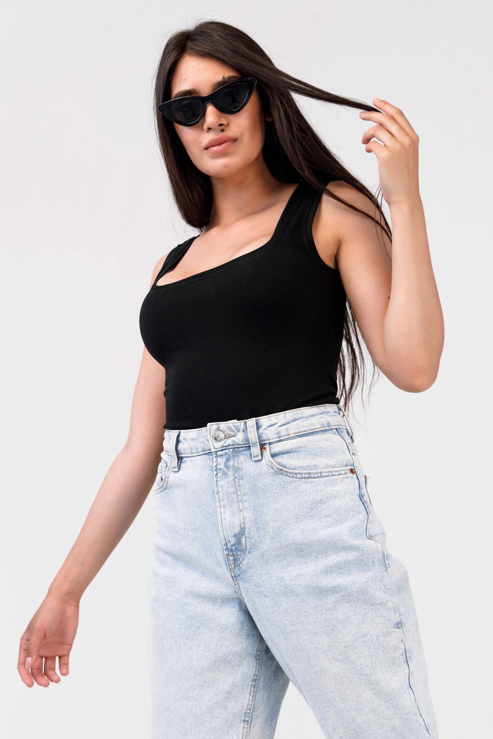 Топ Emotion Day Kvadro - черный