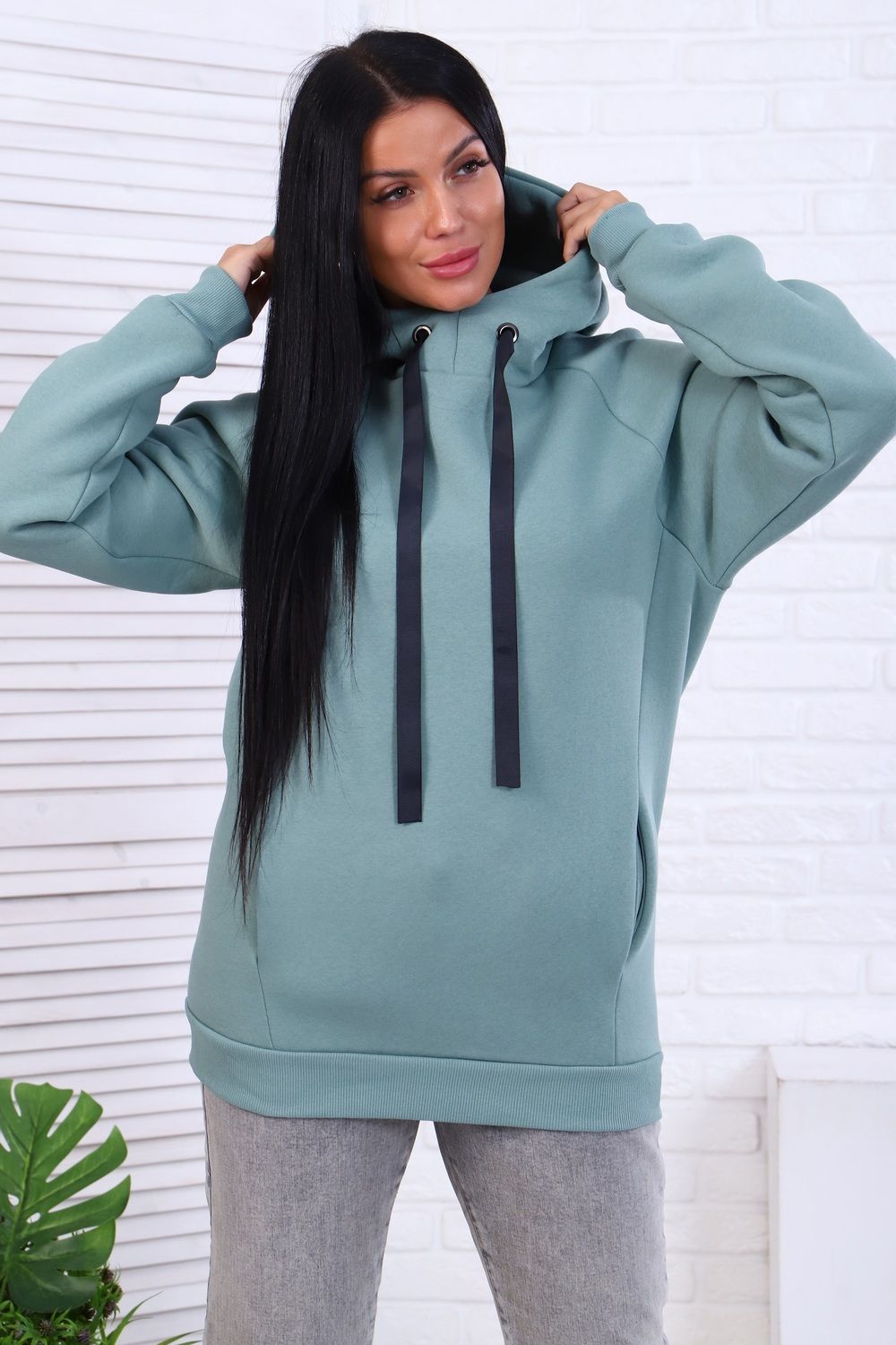 Толстовка 57042 - мятный