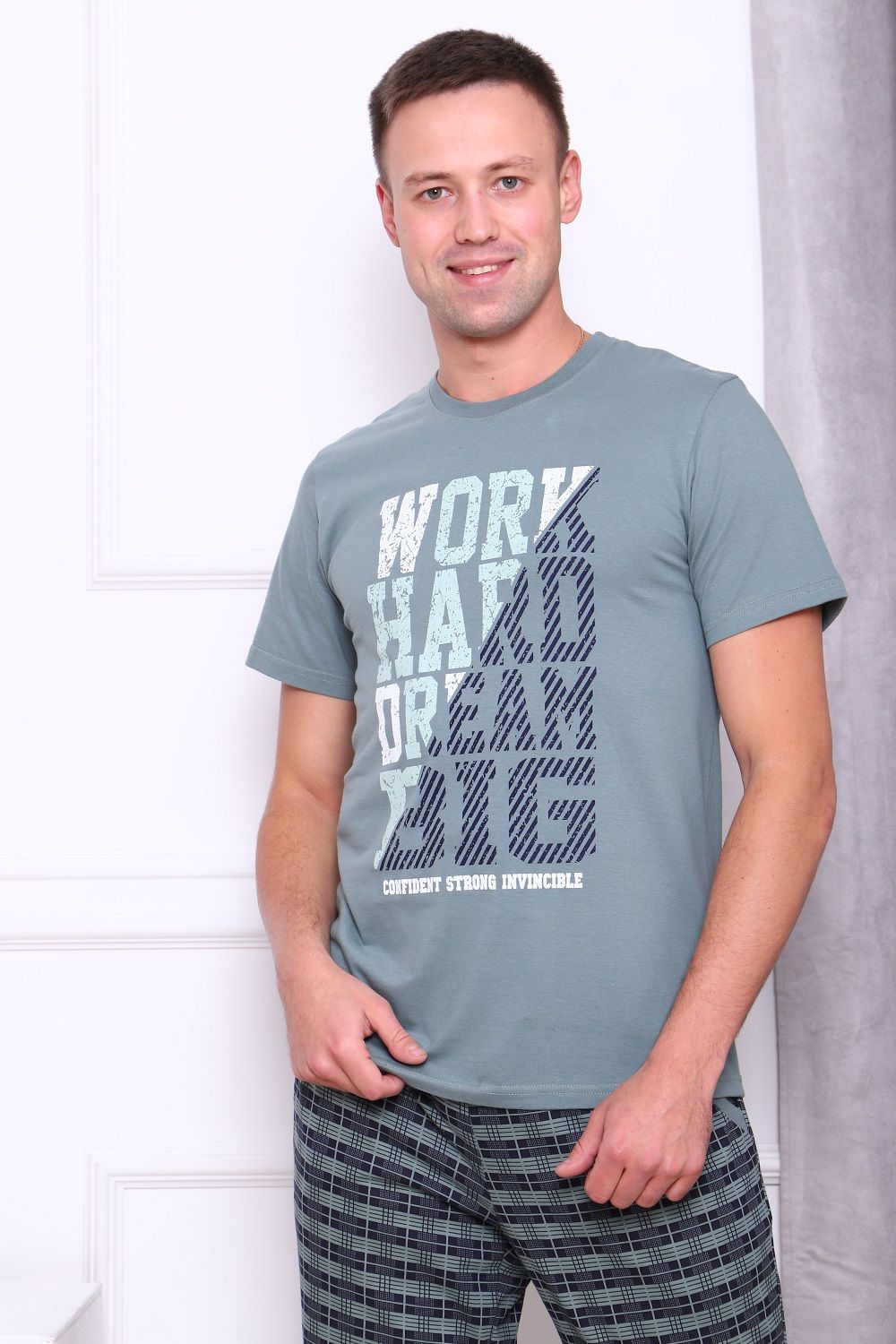 Футболка 57058 - зеленый