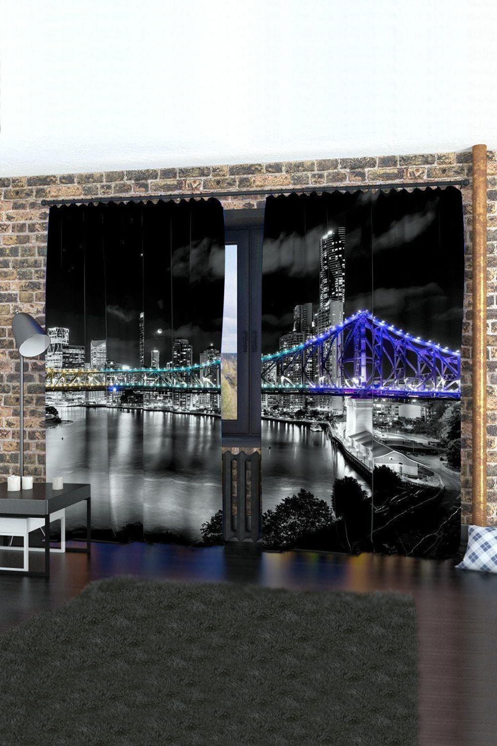 Фотошторы 10652 - черный