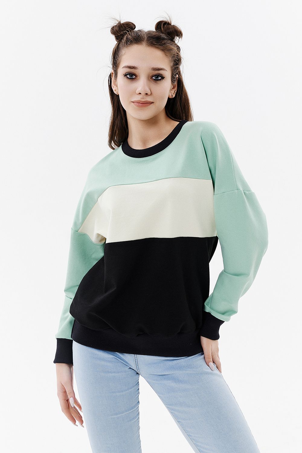 Толстовка 8202 - ментоловый