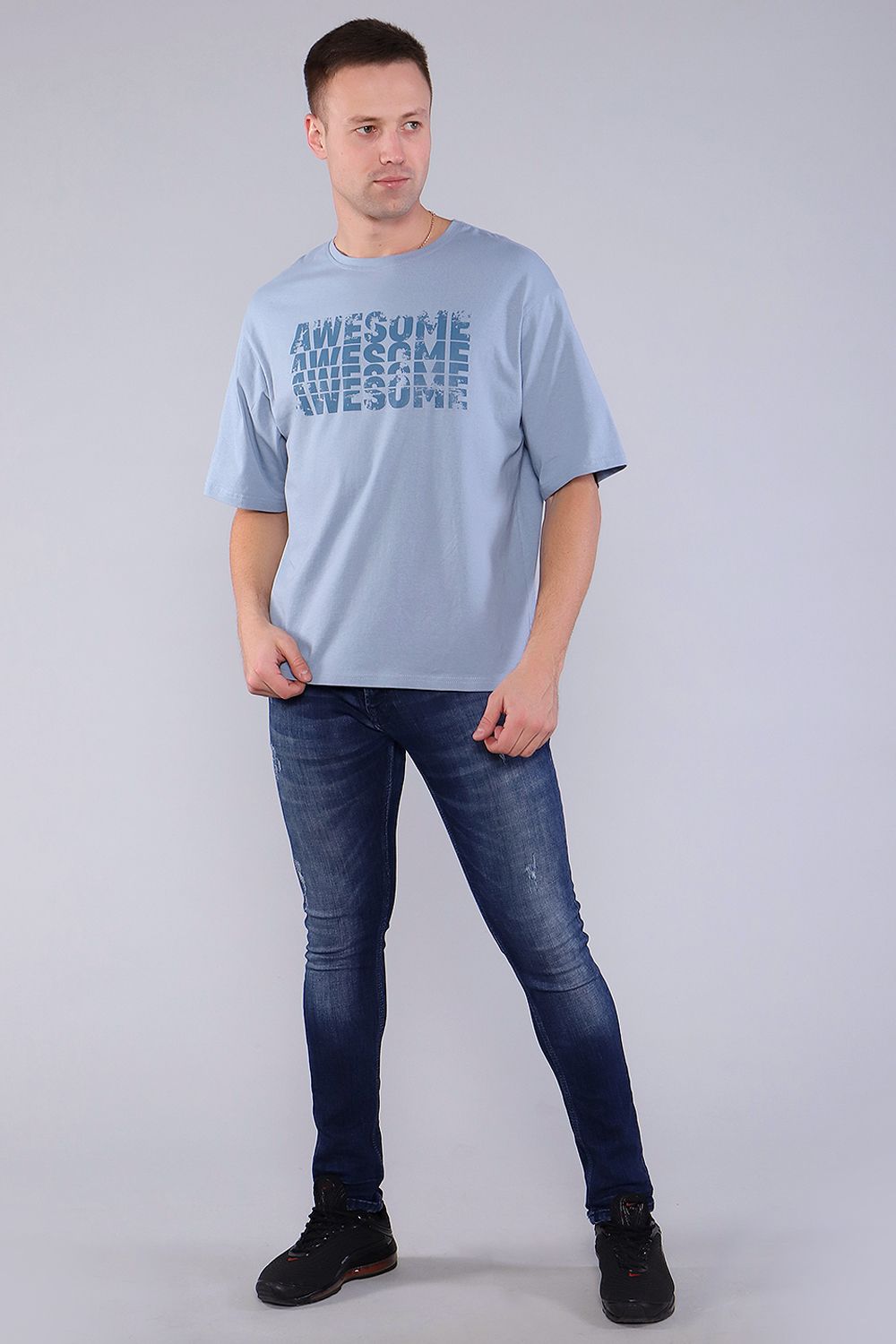 Футболка 59030 - серый