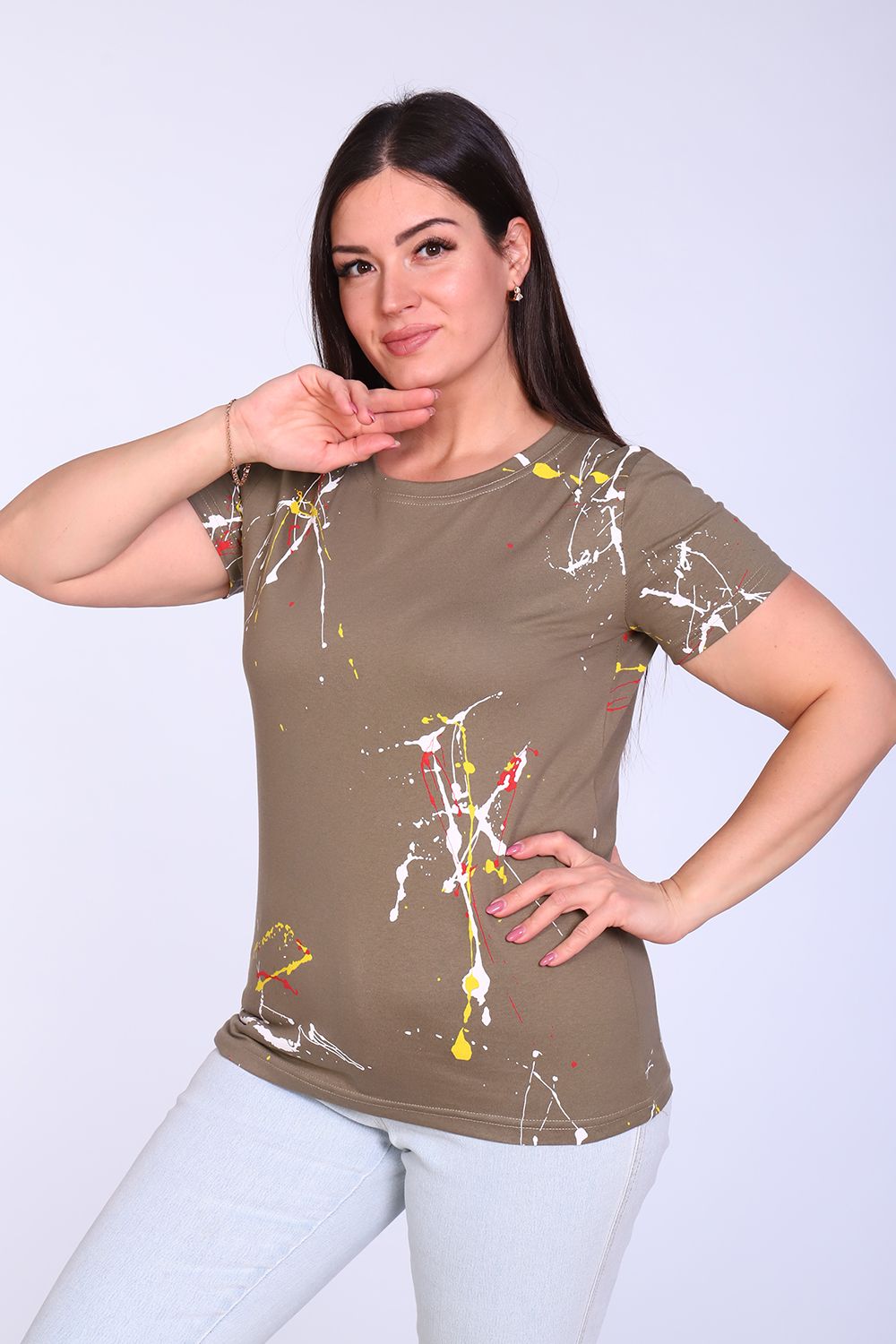 Футболка 24249 - хаки