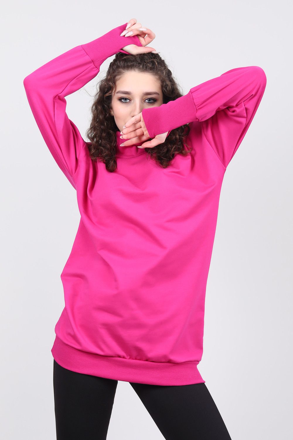 Толстовка 15431 - фуксия