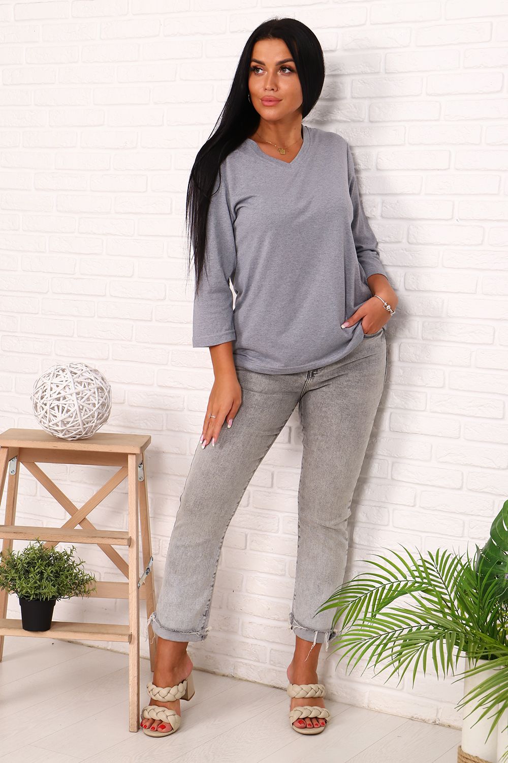 Футболка 6060 - светло-голубой