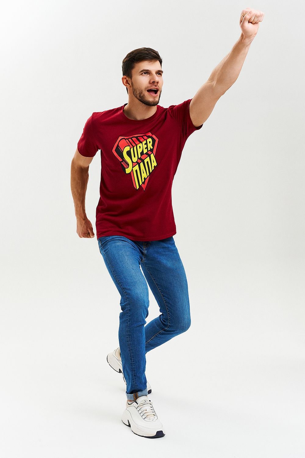 Футболка 11798 - бордовый