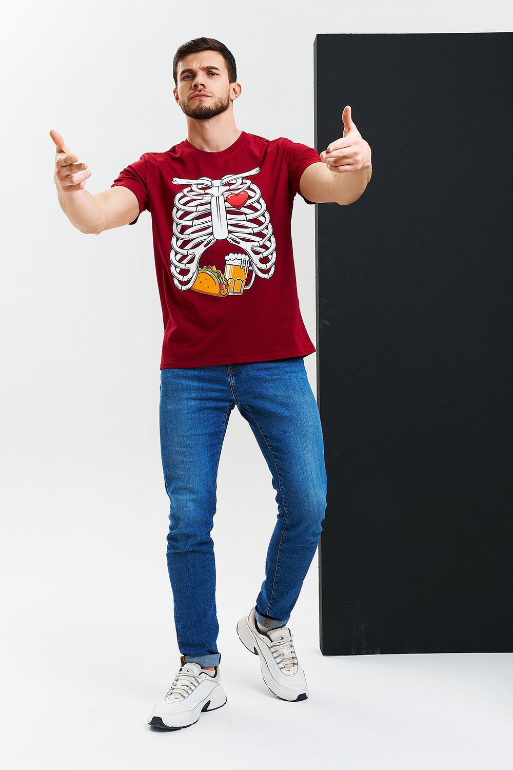 Футболка 11796 - бордовый