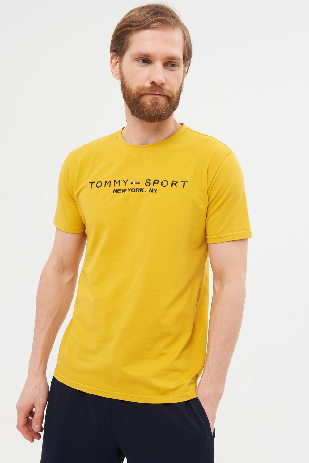 Футболка 63098 - горчичный