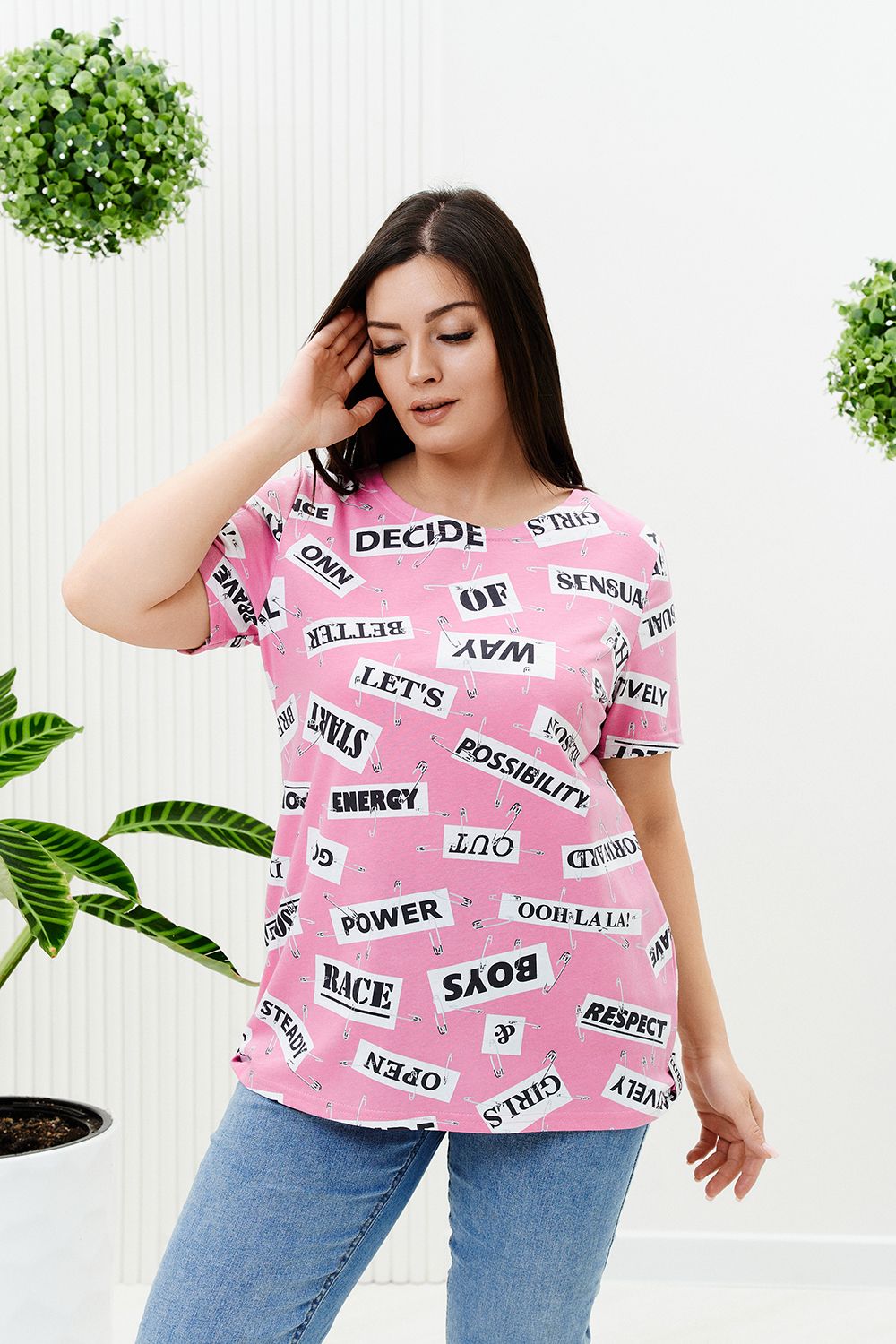 Футболка 9066 - булавки