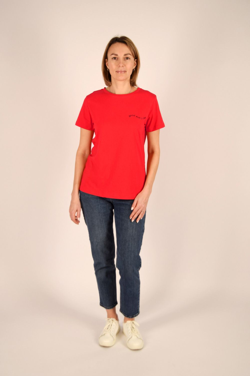 Футболка 53222 - алый