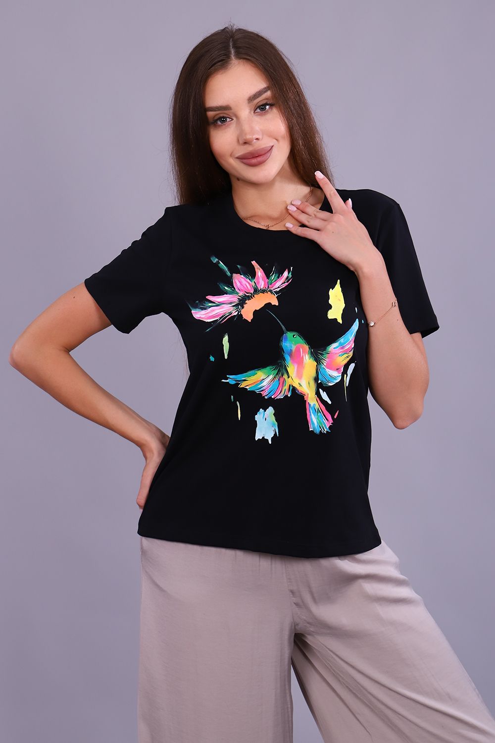 Футболка 70013 - черный