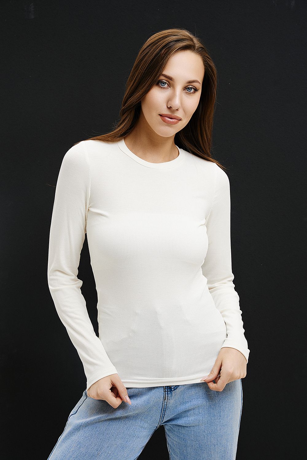 Водолазка 7367 - молочный