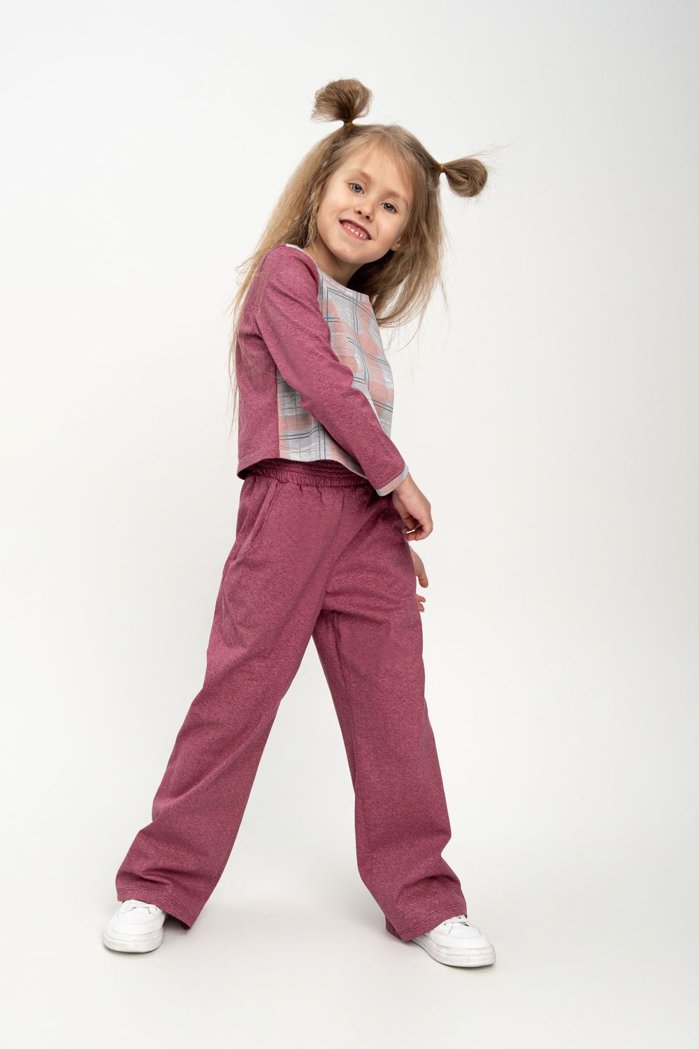 Брюки Амели - бордовый